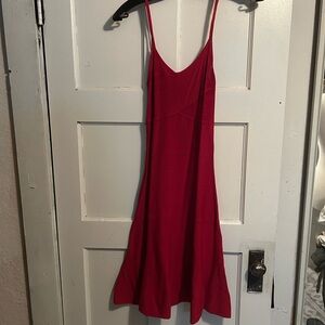 VENUS Strapless Red Dress